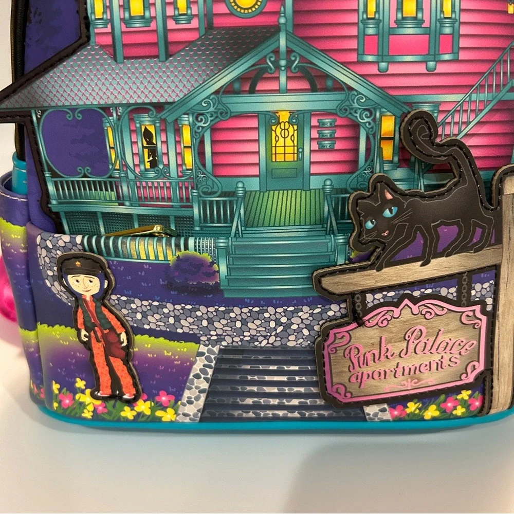 NWT Loungefly Laika Coraline House Mini Backpack - Picture 5 of 8